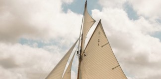 Yacht Mariquita-A Living Legend From 1911 image of Yacht Mariquita in the Solent under full sail