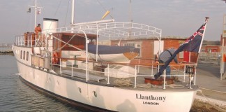 Dunkirk Little Ship Visits Shoreham By Sea Image of Llanthony-Dunkirk little ship