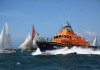 Lendy Cowes Week 2018 – Day 7- Death at Sea image of RNLI lifeboat at sea