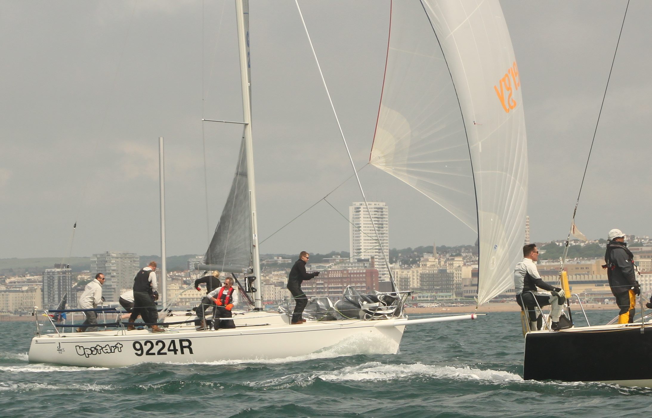image of Race officer Tim Cork on BMYC committee boat