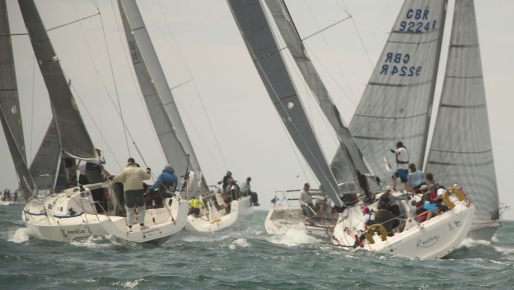 image of racing yachts