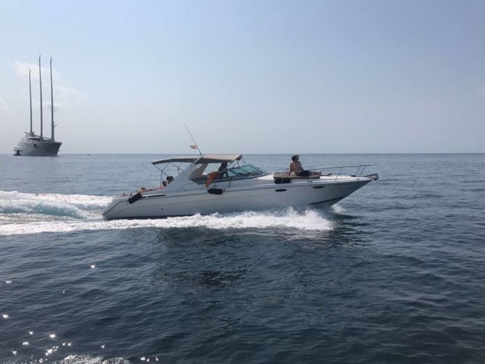 image of photo credit Amoyachts An Absolute 49 STL cruises in clear waters Yacht charter in Ibiza -part 2