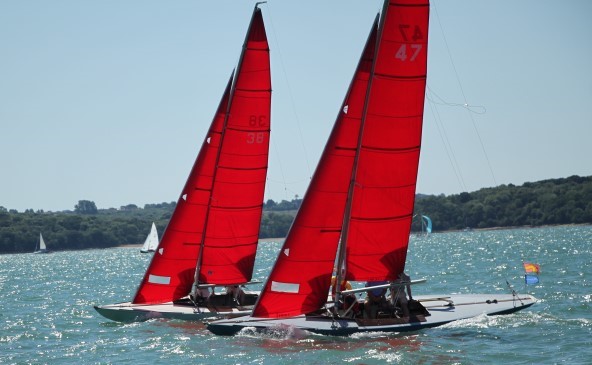 image of Redwings racing on the Solent during Lendy Cowes Week 2018 