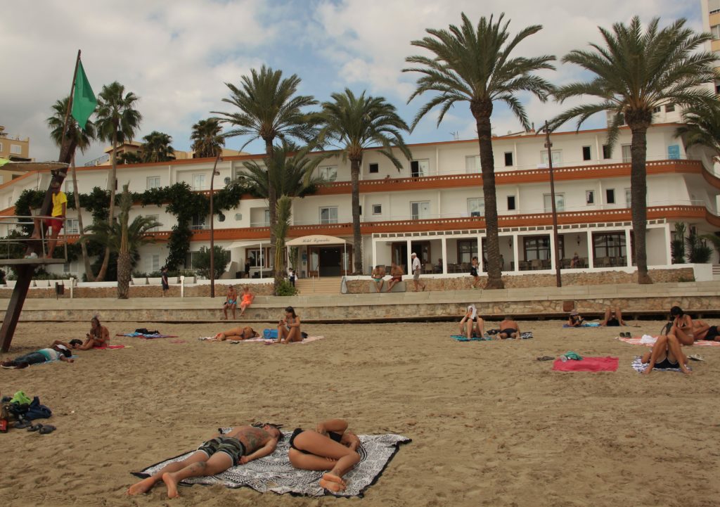 Ibiza beach at Les Figueretas