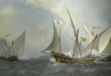 The Stolen Village image of barbary pirates' ship
