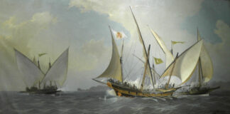 The Stolen Village image of barbary pirates' ship