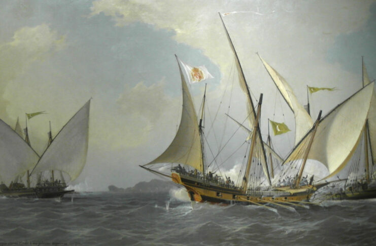 The Stolen Village image of barbary pirates' ship