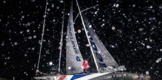 Vendee Globe-Pip Hare is Ist Briton Home image of Pip Hare