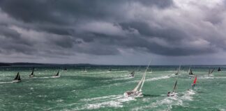 50th Rolex Fastnet Race- Strong Winds Forecast The 2021 Rolex Fastnet Race set sail in winds gusting to gale force © ROLEX/Carlo Borlenghi